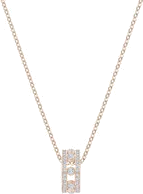 Collier Swarovski My Hero 5495496 en plaqué or rose avec cristaux blancs pour femme