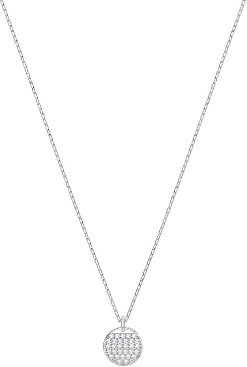 Collier Swarovski Ginger 5389045 pour femme, plaqué rhodium avec cristaux blancs