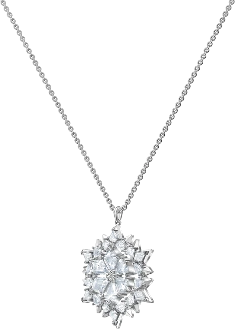 Collier Swarovski Magic Snow 5498960 plaqué rhodium argent pour femme vue 2
