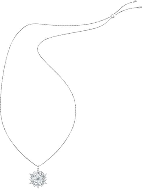 Collier Swarovski Magic Snow 5498960 plaqué rhodium argent pour femme vue 3