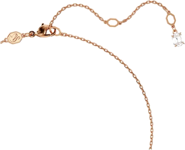 Collier Swarovski Idyllia 5683580 plaqué or rose pour femme avec pendentif cœur cristaux vue 3