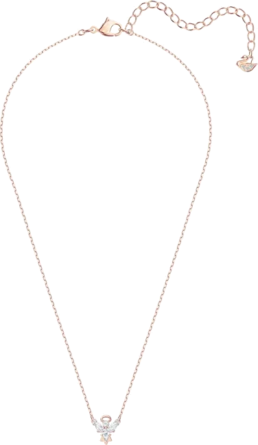 Collier Swarovski Magic Angel 5498966 plaqué or rose avec cristaux blancs pour femme vue 3