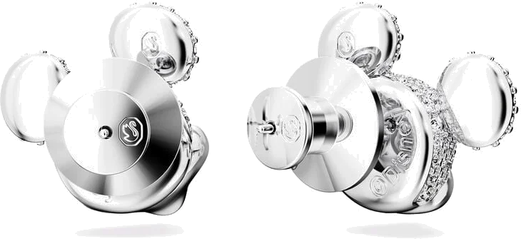 Boucles d'oreilles Swarovski Disney Mickey Mouse 5668781 en plaqué rhodium et cristaux blancs pour femme vue 4
