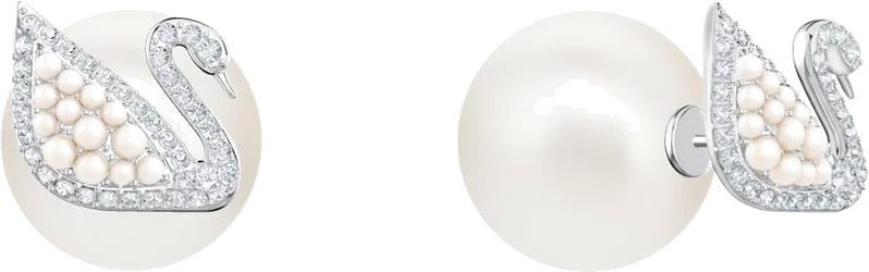 Boucles d'oreilles Swarovski 5416591 en plaqué rhodium argenté pour femme