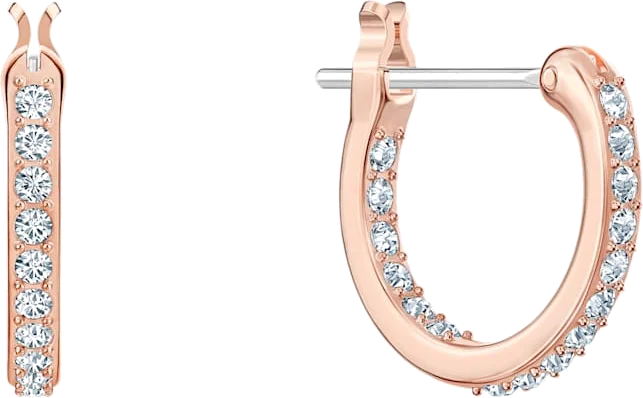 Boucles d'oreilles Swarovski Symbolic Star 5494337 en plaqué or rose avec cristaux, pour femme vue 4