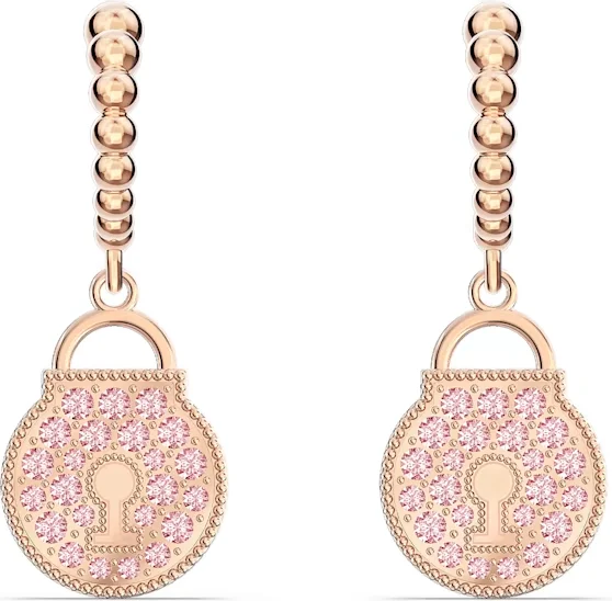 Boucles d'oreilles Swarovski Togetherness 5577011 en plaqué or rose pour femme