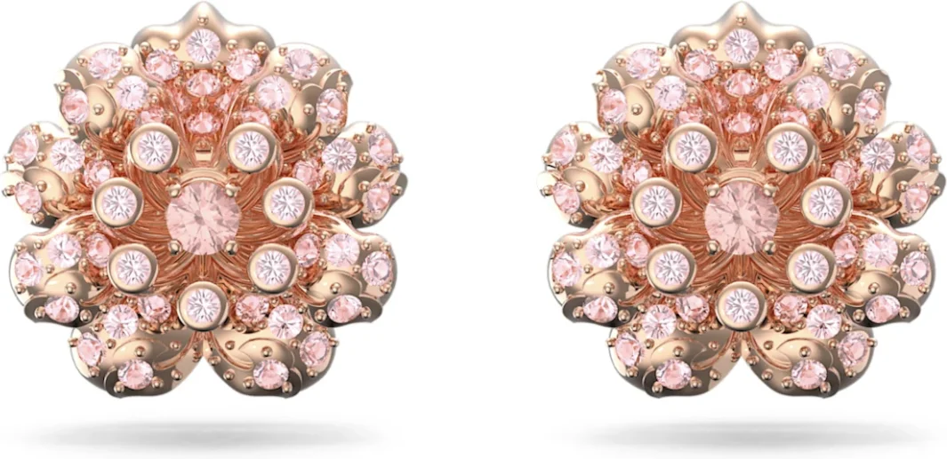 Boucles d'oreilles Swarovski Connexus 5615102 en plaqué or rose pour femme