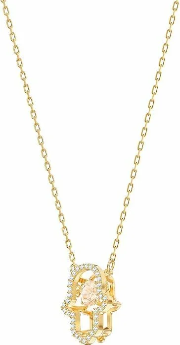Collier Swarovski Luckily Hamsa Hand 5448612 en plaqué or pour femme vue 2