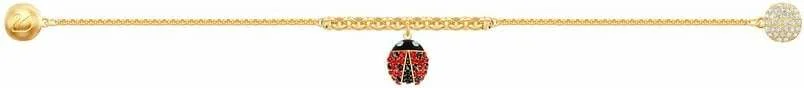 Bracelet Swarovski Remix Ladybug 5466832 plaqué or - Coccinelle porte-bonheur avec cristaux pour Femme vue 2
