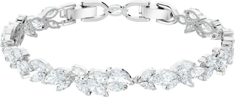 Bracelet Swarovski Louison 5419244 en métal plaqué rhodium avec cristaux blancs - Pour Femme vue 2