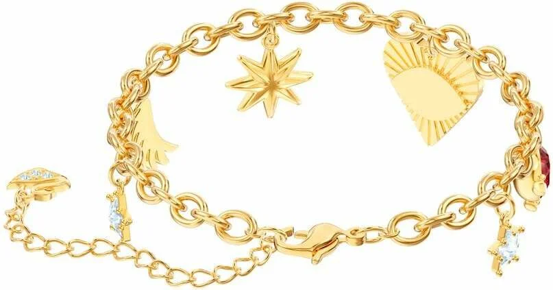 Bracelet Swarovski Lucky Goddess 5461796 pour Femme, Plaqué Or et Cristaux Multicolores vue 3