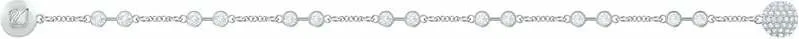 Bracelet Swarovski Remix 5432774 en métal plaqué rhodium avec cristaux blancs - Pour Femme vue 2
