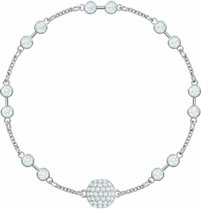 Bracelet Swarovski Remix 5432774 en métal plaqué rhodium avec cristaux blancs - Pour Femme