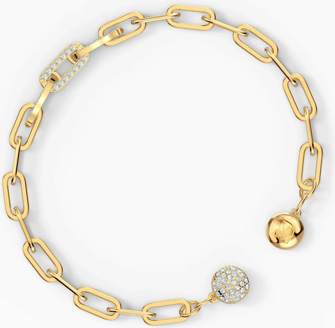 Bracelet Swarovski The Elements 5572639 pour Femme, Plaqué Or et Cristaux Blancs vue 2