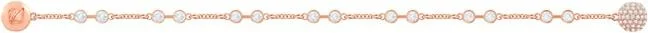 Bracelet Swarovski Remix 5435651 en métal plaqué or rose avec cristaux blancs - Pour Femme vue 2