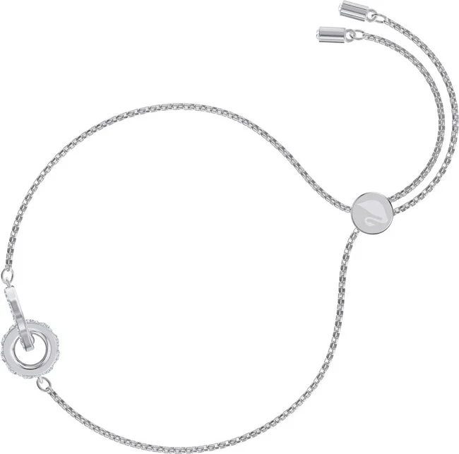 Bracelet Swarovski Further 5498999 pour femme, plaqué rhodium argenté avec cristaux blancs vue 3