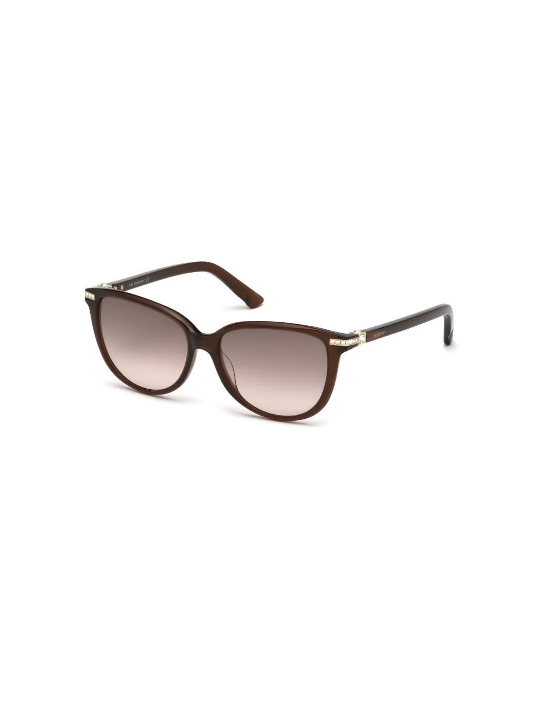 Lunettes de soleil femme Swarovski SK0077 48F Marron