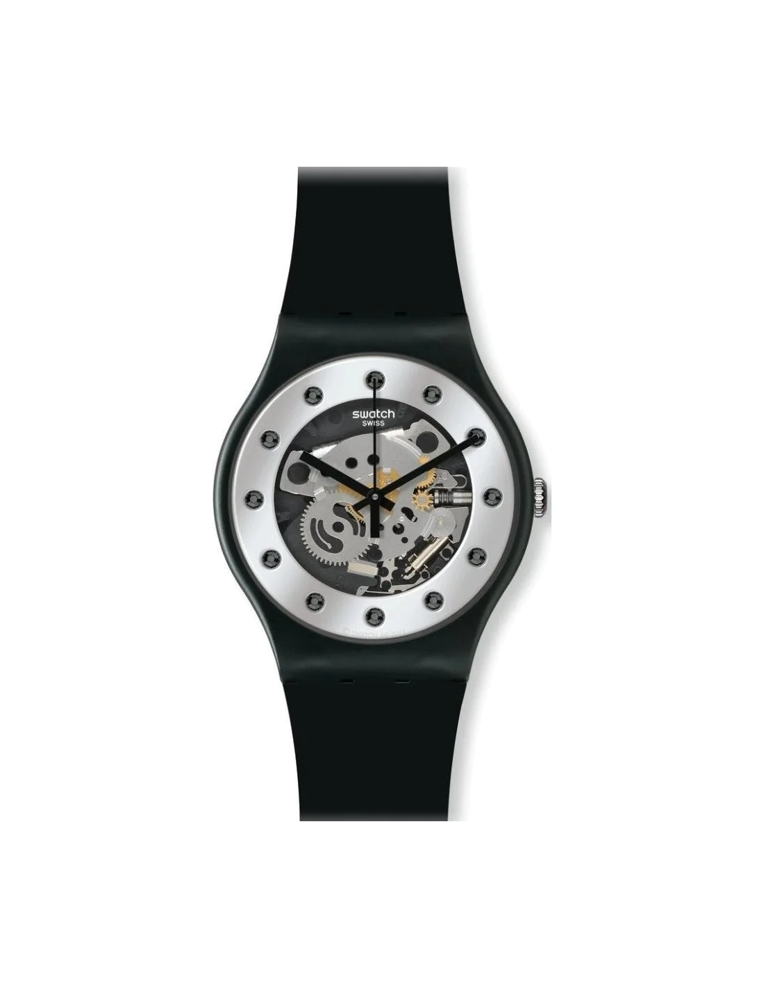 Montre Femme Swatch Originals Silver Glam SUOZ147