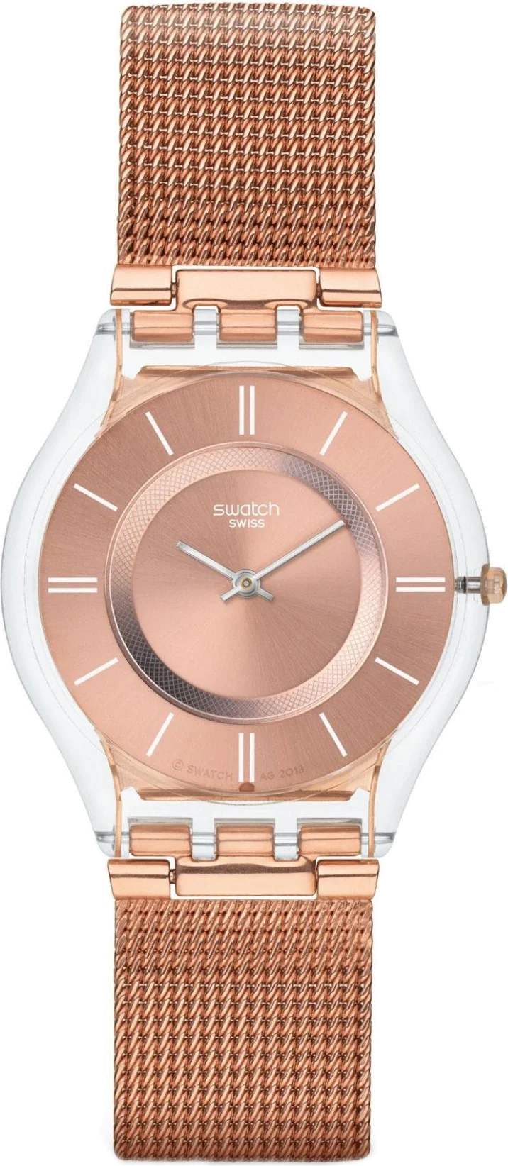 Montre Femme Swatch Classic Hello Darling SFP115M Bracelet mailles milanaises