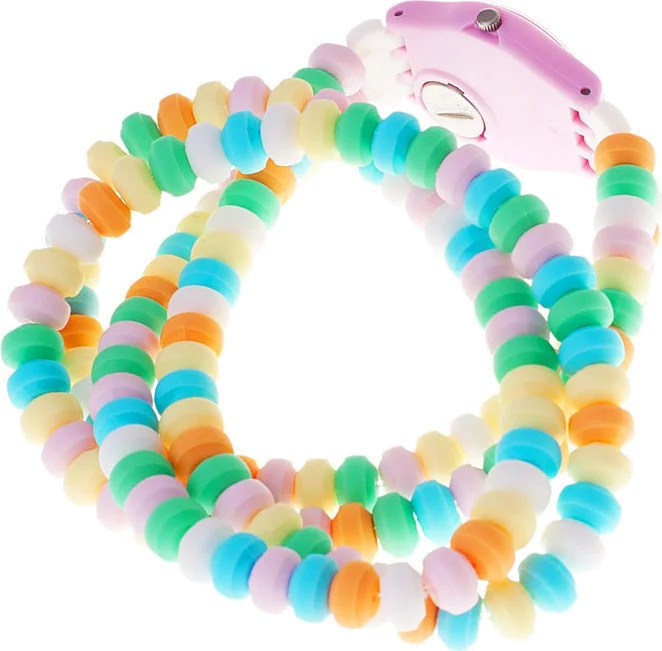 Montre Femme Swatch Caramellissima LP135 Bracelet perles pastel vue 2