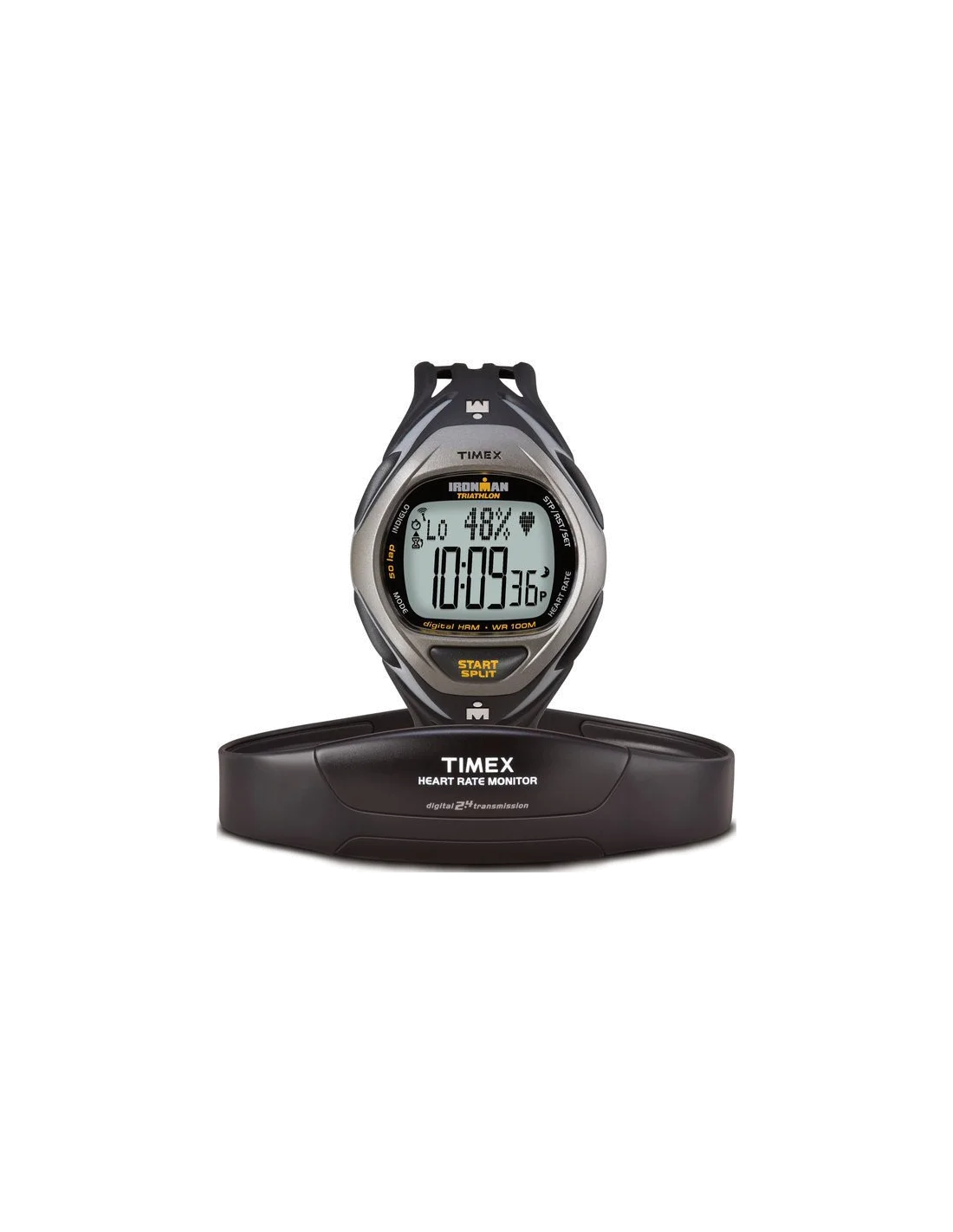 Montre Homme Timex Sport Ironman Race Trainer Cardiofréquencemètre T5K217