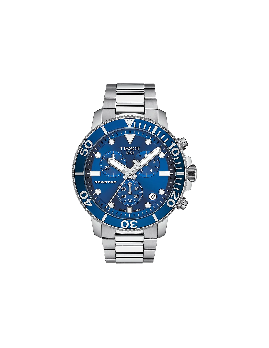 Montre Homme Tissot T-Sport Seastar 1000 Chronograph T1204171104100 vue 2