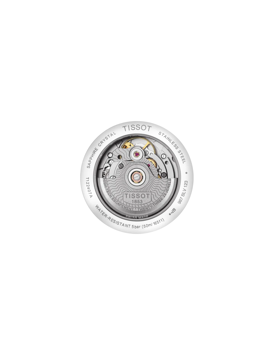 Montre Homme Tissot T-Classic Carson Premium Powermatic 80 T1224071105100 vue 2