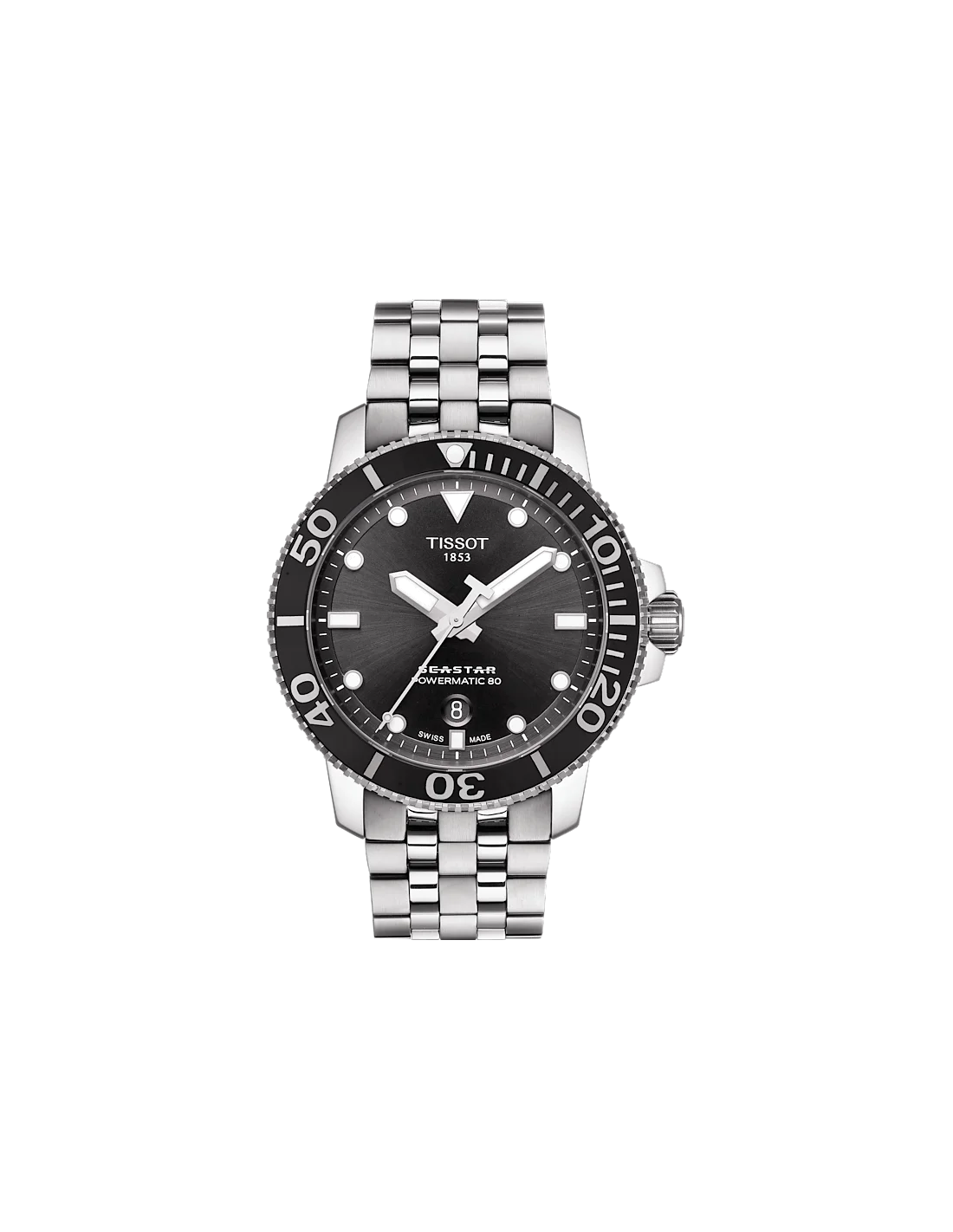 Montre Homme Tissot Seastar 1000 Powermatic 80 T1204071105100 vue 3