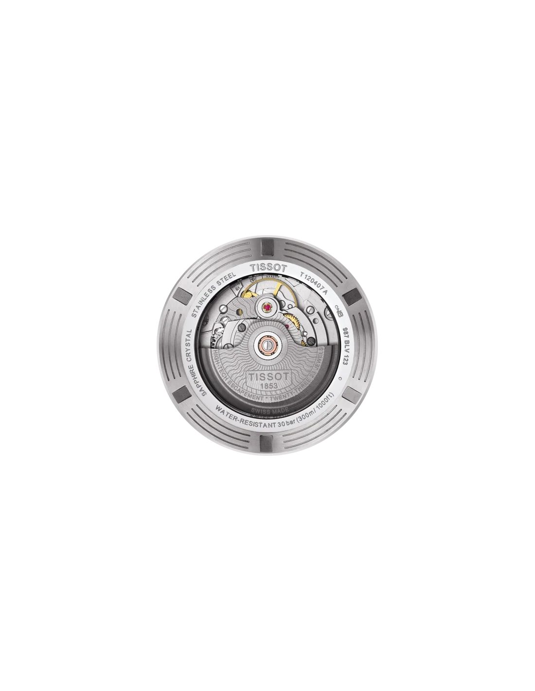 Montre Homme Tissot Seastar 1000 Powermatic 80 T1204071104100 vue 2