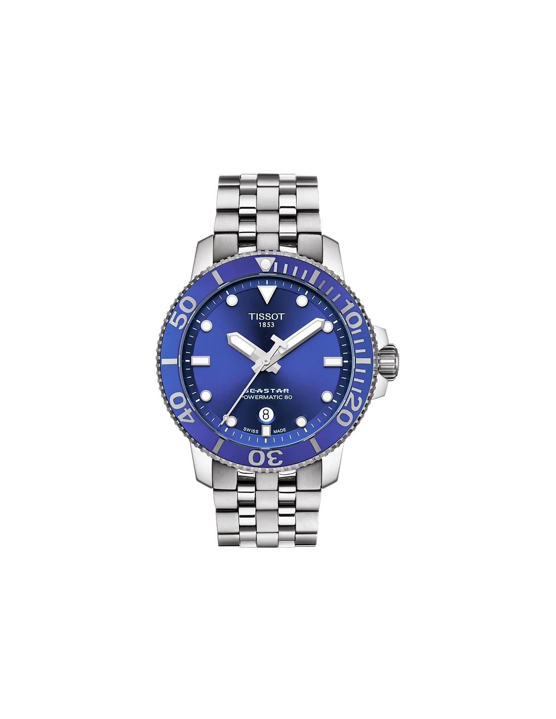 Montre Homme Tissot Seastar 1000 Powermatic 80 T1204071104100 vue 3