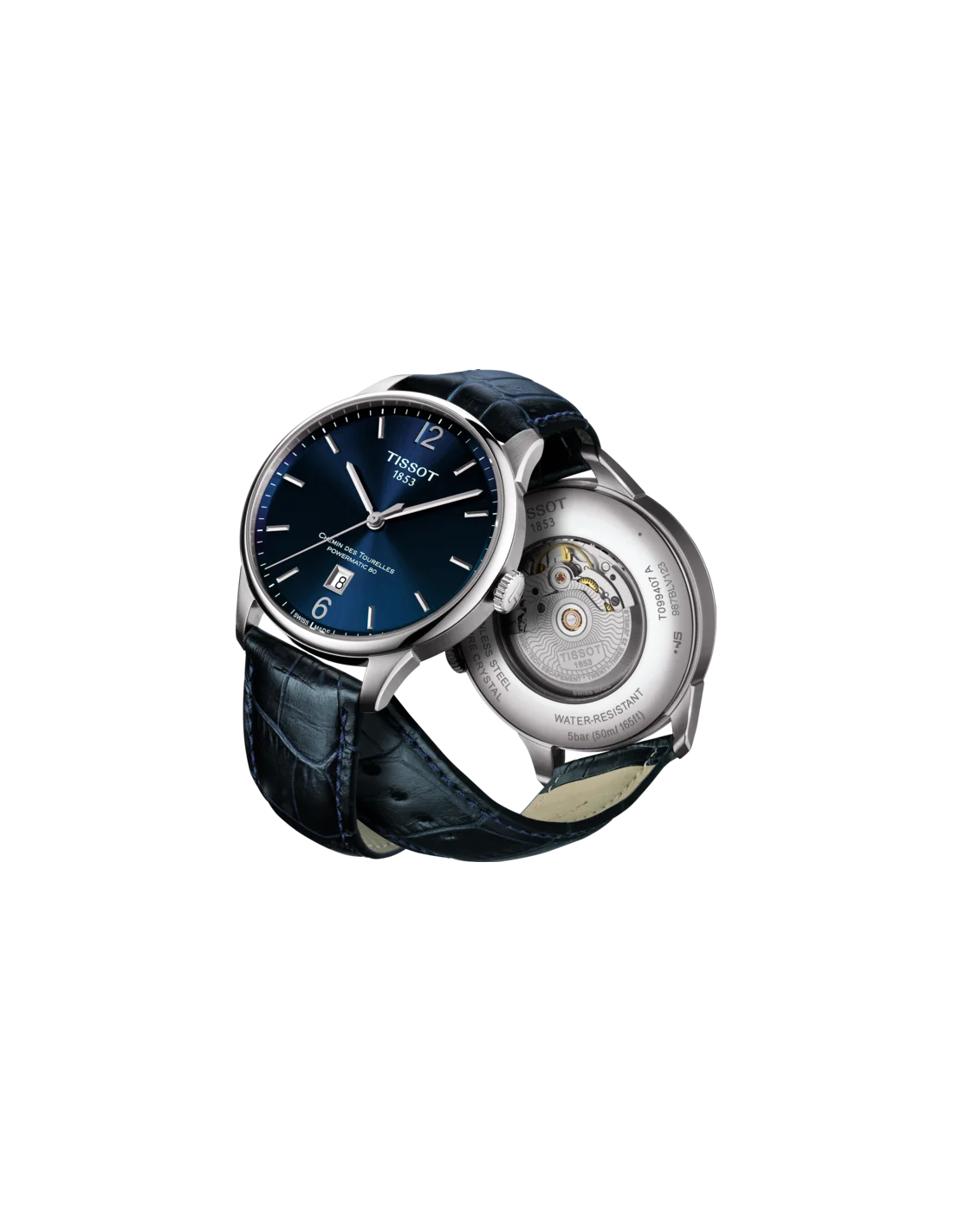 Montre Homme Tissot T-Classic Chemin des Tourelles Powermatic 80 T0994071604700 vue 2