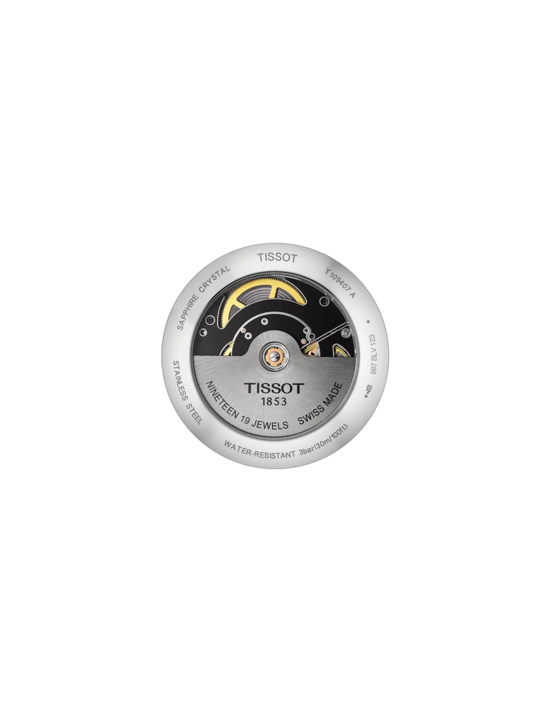 Montre Homme Tissot T-Classic Everytime Swissmatic T1094071703200 vue 2