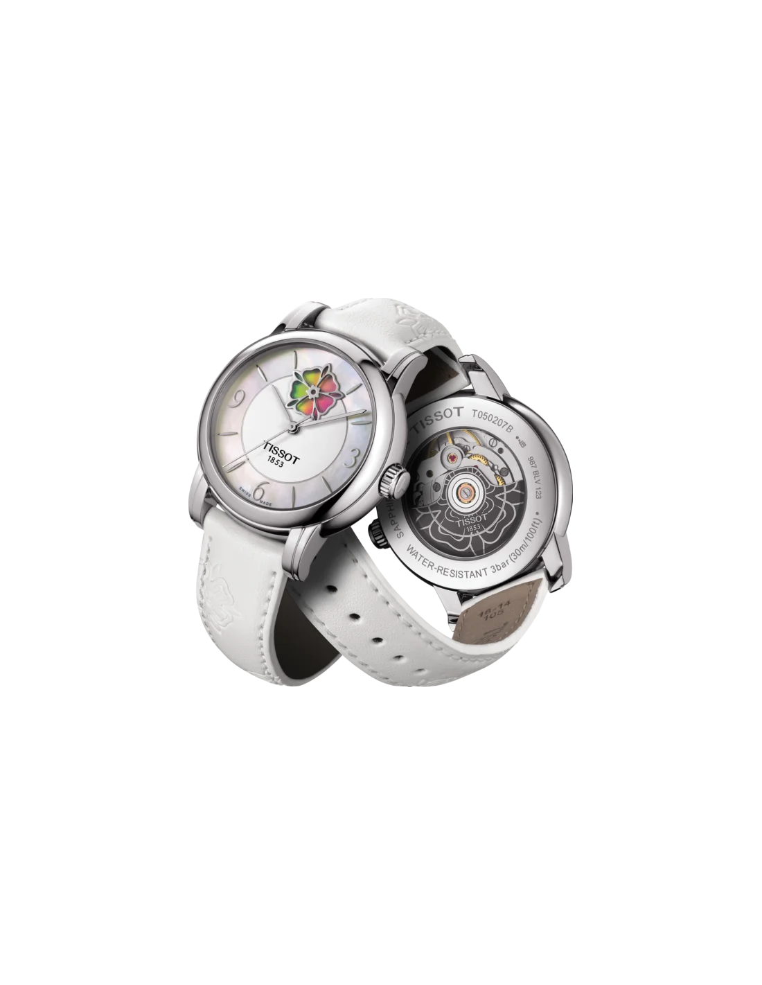 Montre Femme Tissot T-Lady Heart Flower Powermatic T0502071711705 vue 2