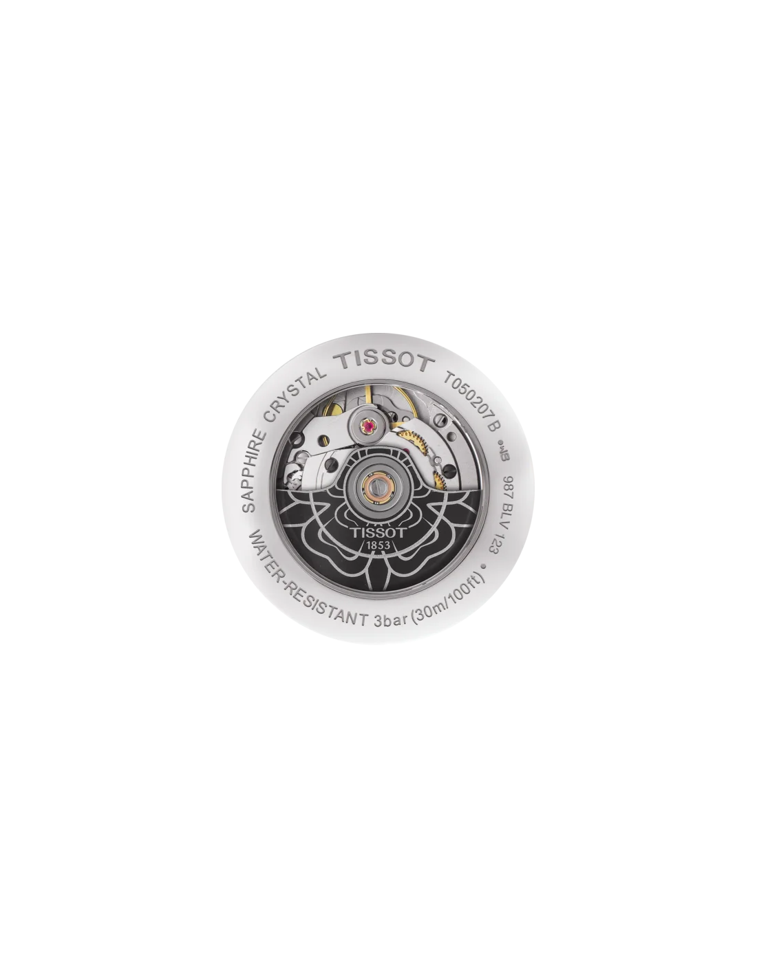 Montre Femme Tissot T-Lady Heart Flower Powermatic T0502071711705 vue 3