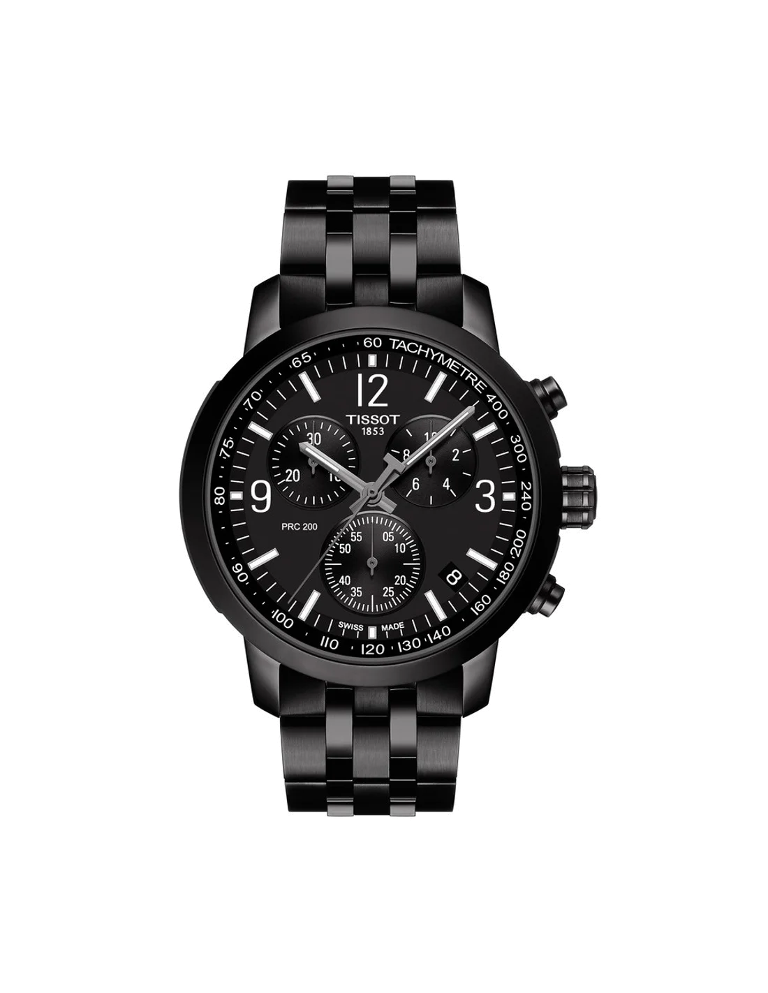 Montre Homme Tissot PRC 200 Chronographe Acier PVD Noir et Or Réf. T1144173305700