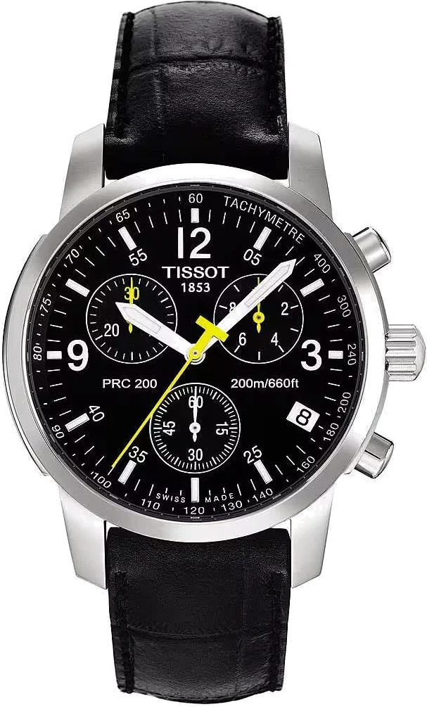 Montre Tissot T-Sport PRC200 T17152652 bracelet en cuir noir