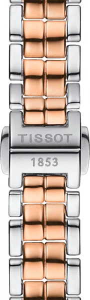 Montre Tissot T-Lady Flamingo T094.210.22.111.00 - Cadran nacre, bracelet acier et or rose - Pour femme vue 2