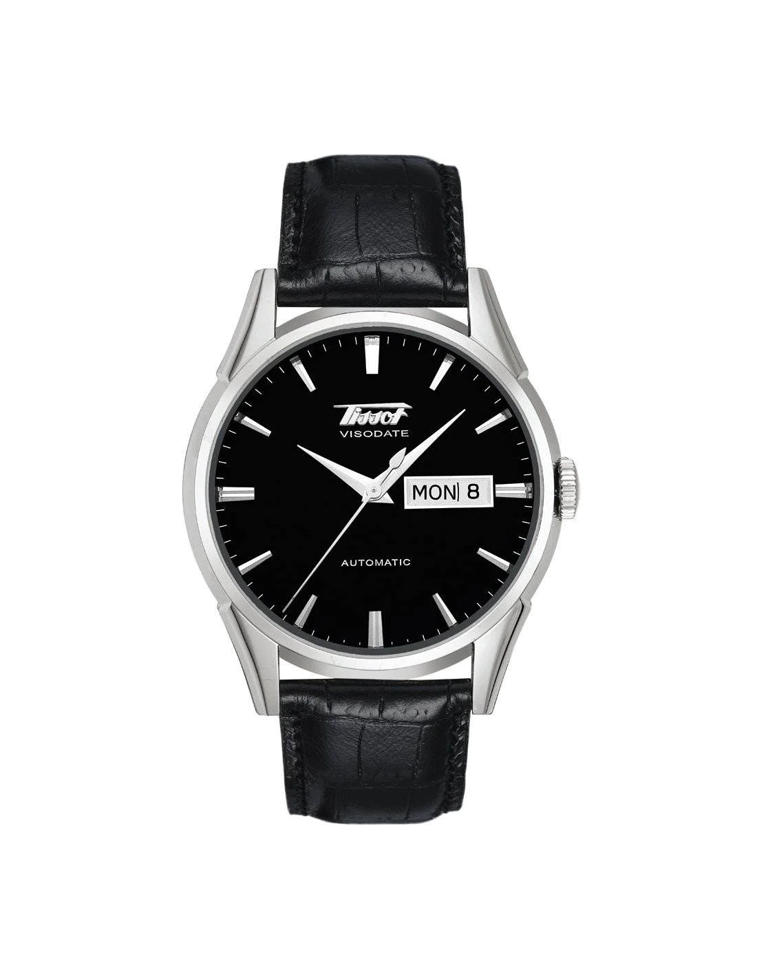 Montre Homme Tissot Visodate Automatique T0194301605101 Cuir Noir