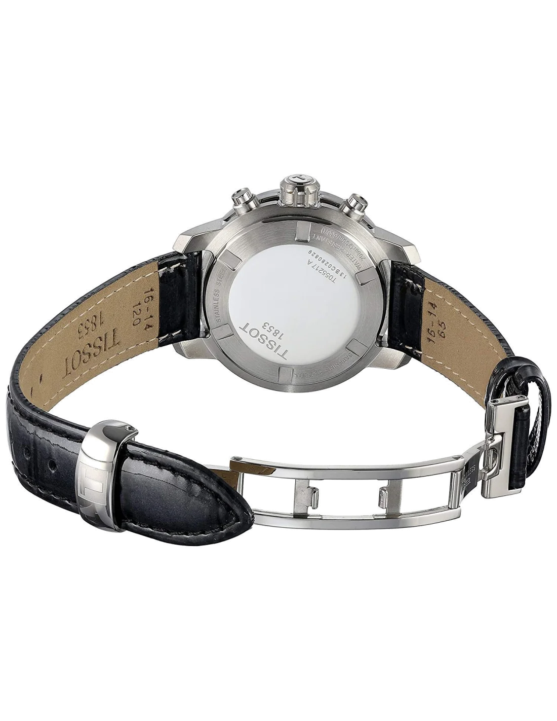 Montre Femme Tissot PRC 200 T0552171603202 - Bracelet en cuir noir vue 2