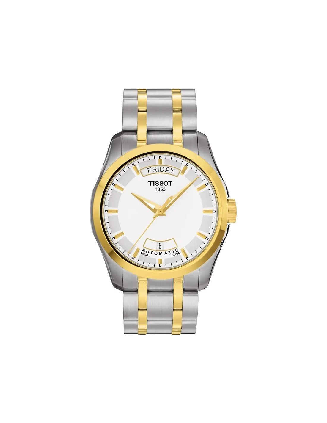 Montre Homme Tissot Couturier T0354072201100 Argent