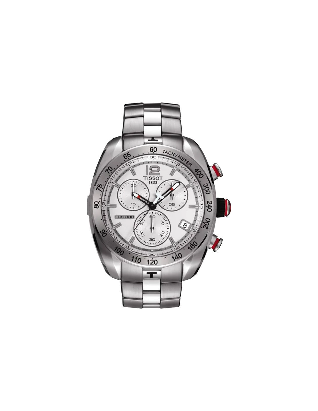 Montre Homme Tissot PRS 330 T0764171103700 bracelet en acier inoxydable