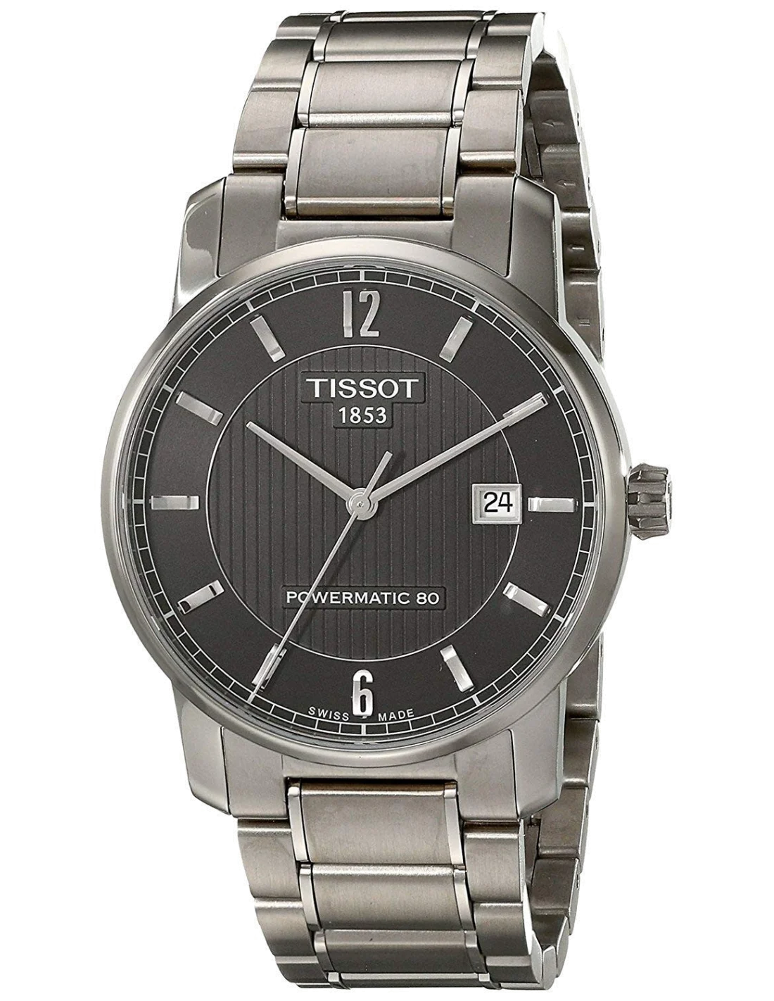 Montre Homme Tissot Titanium Automatique T0874074405700 Cadran noir