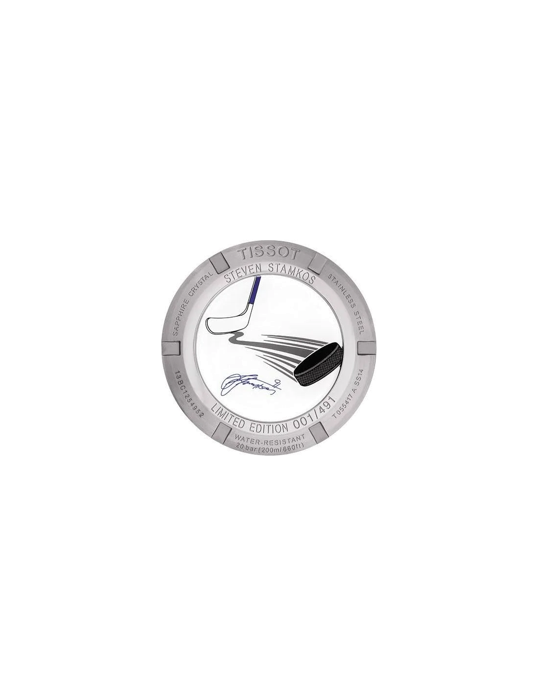 Montre Homme Tissot PRC 200 Steven Stamkos 2014 T0554171601100 Bracelet en cuir noir vue 2