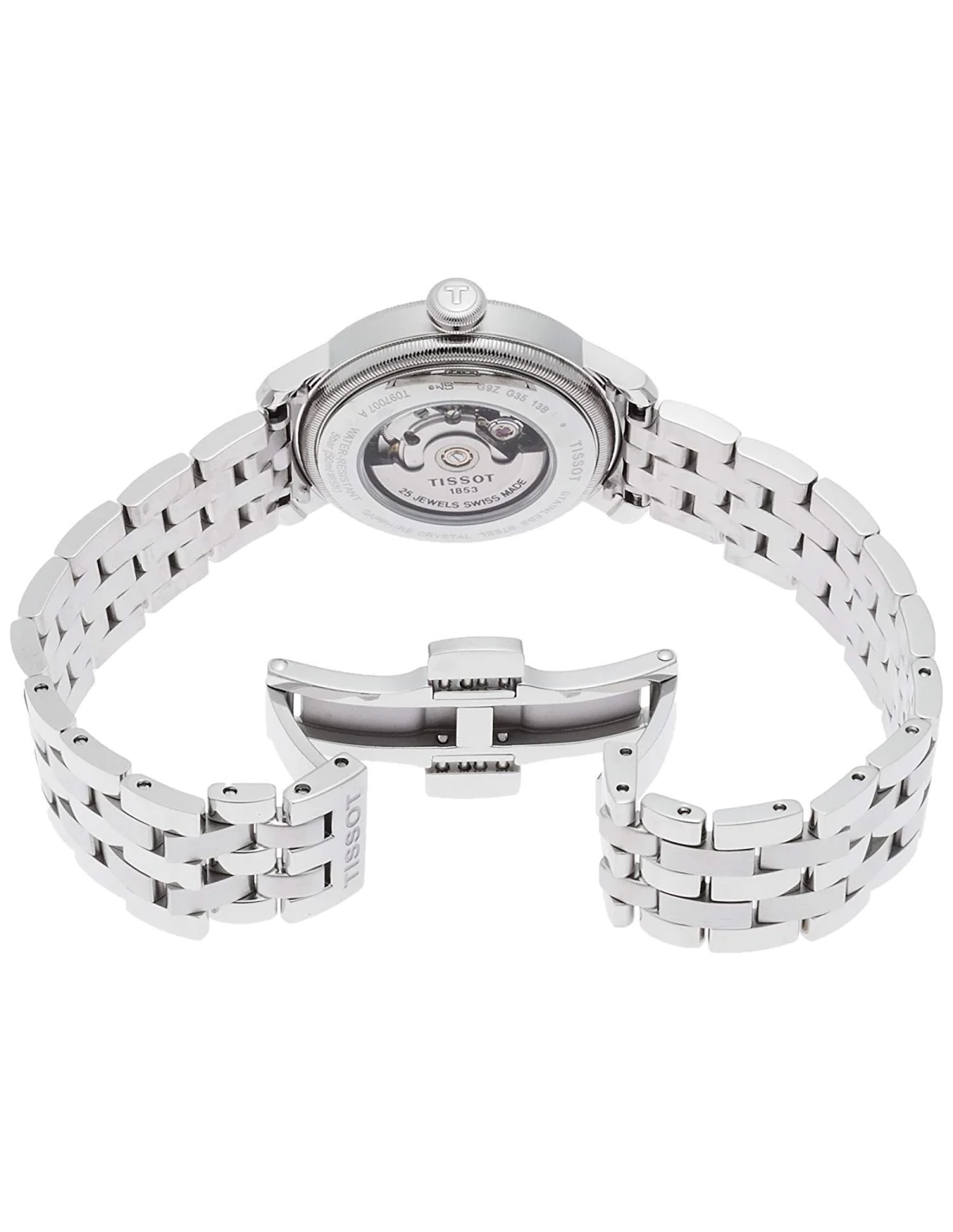 Montre Femme Tissot Bridgeport T0970071111300 Cadran nacré vue 2