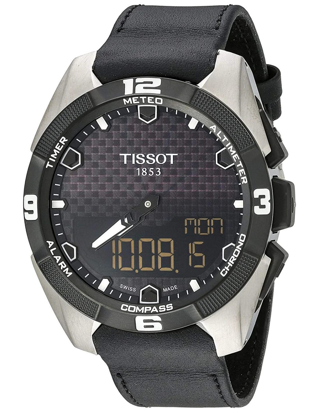 Montre Homme Tissot T Touch Expert Solar T0914204605100 Bracelet en cuir noir