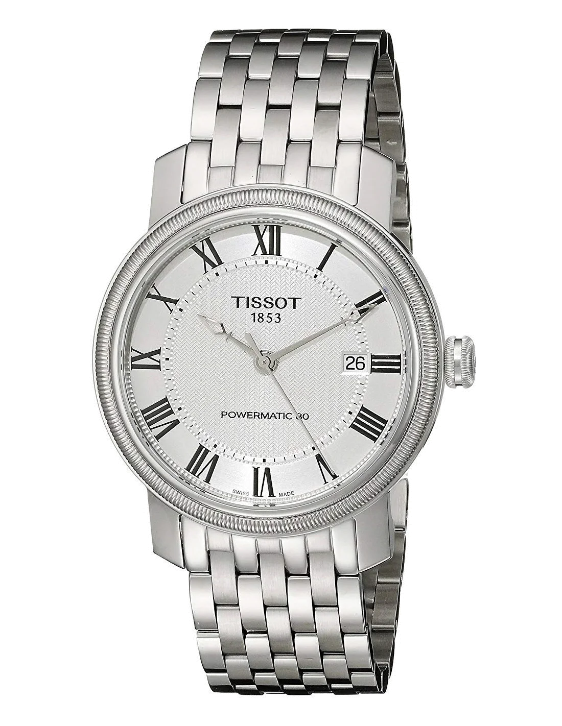 Montre Homme Tissot Bridgeport T0974071103300 Chiffres romains