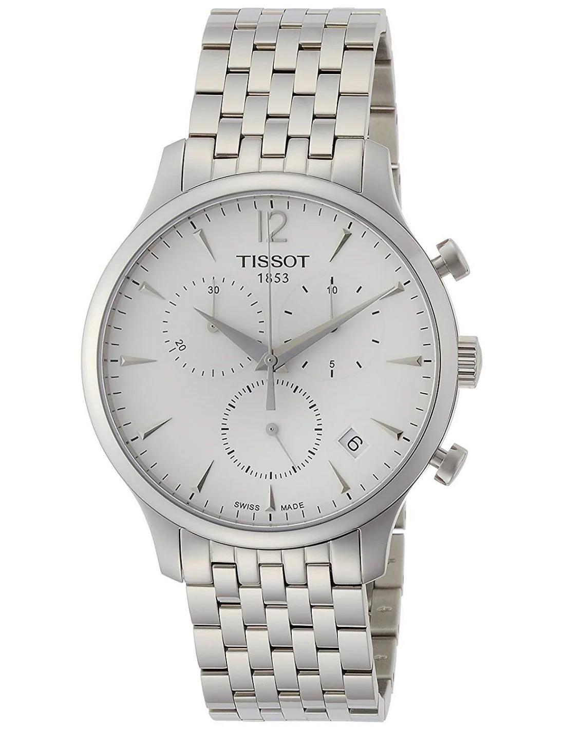 Montre Homme Tissot Tradition T0636171103700 Chronographe argenté