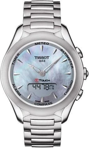 Montre Femme Tissot T-Touch T0752201110100 Cadran nacré analogique et digital
