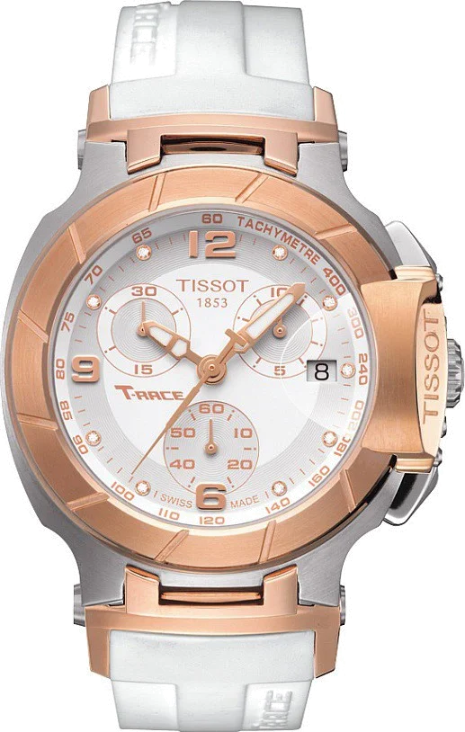 Montre Femme Tissot T Race T0482172701601 Blanc