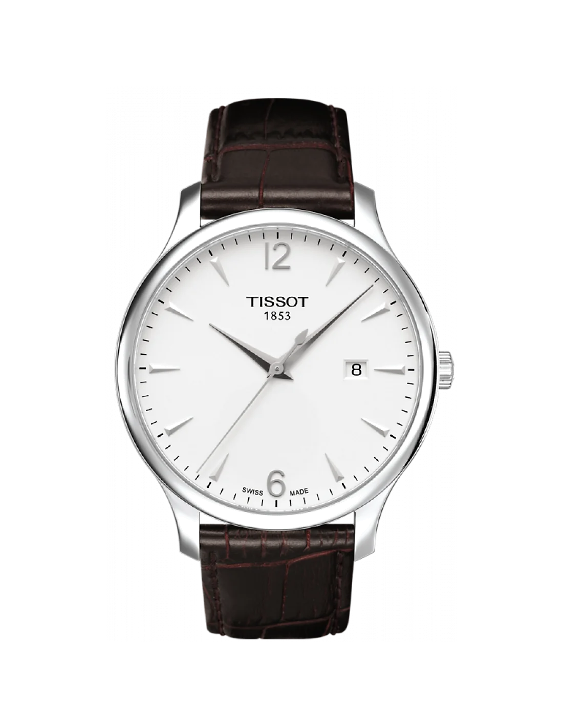 Montre Homme Tissot Tradition T0636101603800 Marron